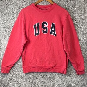 John Galt Womens USA Crewneck Sweatshirt Size Small Americana Brandy Melville